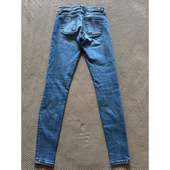 Kut from the Kloth Distressed Blue Skinny Jeans - Picture 3 of 11